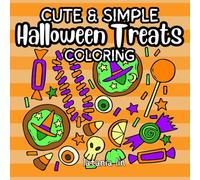 Halloween Treats Coloring Book: Spooky & Sweet Designs for Relaxation and Fun