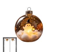 Halloween Tree Ornaments Lighted Ghost Pumpkin Black Cat Ball Decoration