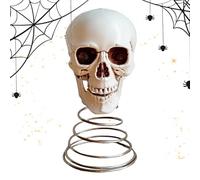 Halloween Tree Topper, Scary Skull Decor, 7.48x3.82in Gothic Treetop Accent, Festive Spooky Design, Lightweight Authentic Build for Cafe, Hotel, Rental, Restaurant, Apartment