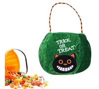 Halloween Trick or Treat Bags Kids Candy Bucket Tote Bag Pumpkin Design | Halloween Candy Buckets DIY Non-Woven Goody Basket for Kids Girls Boys Pumpkins Bags
