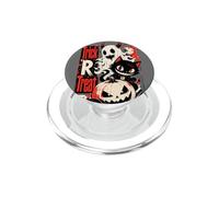 Halloween Trick R Treat Spooky Ghost Gato Negro PopSockets PopGrip para MagSafe