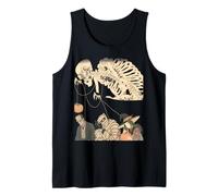 Halloween Ukiyo-e Estilo Esqueleto Jack-o'-Lantern Momia Bruja Camiseta sin Mangas