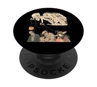 Halloween Ukiyo-e Estilo Esqueleto Jack-o'-Lantern Momia Bruja PopSockets PopGrip Adhesivo