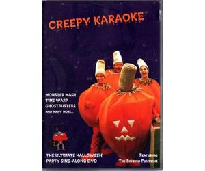 Halloween Ultimate Party Sing Along - Creepy Karaoke DVD Monster Mash Addams Family Ghostbusters Time Warp Devil in Disguise etc Horror Music