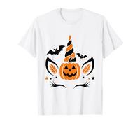 Halloween Unicorn Ghost Pumpkin Costume Women Men Boys Camiseta