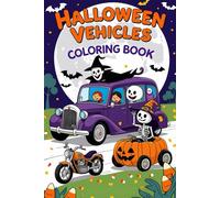 Halloween Vehicles Coloring Book