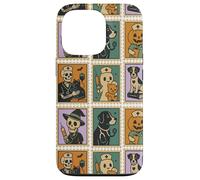 Halloween Vet Nurse Crew Stamp Pattern Boo Patrol Carcasa para iPhone 13 Pro
