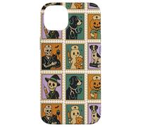 Halloween Vet Nurse Crew Stamp Pattern Boo Patrol Carcasa para iPhone 14 Plus