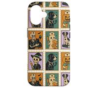 Halloween Vet Nurse Crew Stamp Pattern Boo Patrol Carcasa para iPhone 16
