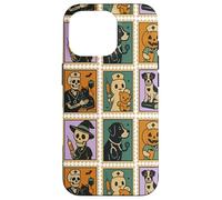 Halloween Vet Nurse Crew Stamp Pattern Boo Patrol Carcasa para iPhone 16 Pro