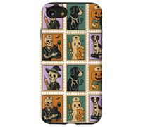 Halloween Vet Nurse Crew Stamp Pattern Boo Patrol Carcasa para iPhone SE (2020) / 7/8