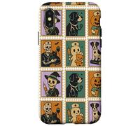 Halloween Vet Nurse Crew Stamp Pattern Boo Patrol Carcasa para iPhone X/XS