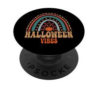 Halloween Vibes for Happy Halloween 2025 Halloween Gato PopSockets PopGrip Adhesivo