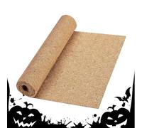 Halloween Village Mat | Ghost Village Decoration Rug | Alfombra decorativa de fibra natural de otoño de 100 cm | Palm Fibra Scene Mantas Cubierta de jardín de jardín exterior decoración