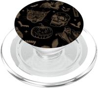 Halloween Vintage 90s Witchy Aesthetic Cute Retro Graphic PopSockets PopGrip para MagSafe