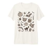 Halloween Vintage Witchy Aesthetic Cute Retro Graphic Camiseta Premium