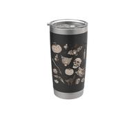 Halloween Vintage Witchy Aesthetic Cute Retro Graphic Vaso térmico de acero inoxidable de doble pared