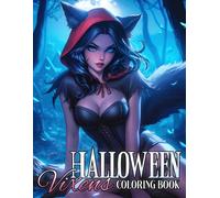 Halloween Vixens Coloring Book: Magical Fox Girl Coloring Pages with Cute Spooky Outfits, Whimsical Fantasy Beauties, and Relaxing Illustrations