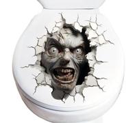 Halloween Wall Decal - Horror Breaking Face, Party Supplies Decoration