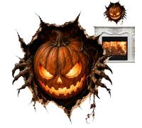 Halloween Wall Decals, Spooky Horror Breaking Wall Stickers, Paper 0.2 inch