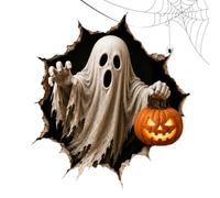 Halloween Wall Decals, Spooky Horror Breaking Wall Stickers, Paper 0.2 inch
