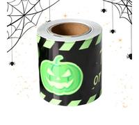 Halloween Warning Tape - Luminous Creepy Safety Marking, Party Decor Roll