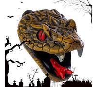 Halloween Whistle, Prank Toy, Resin Prop, 4.61x3.11x3.07 Inches, Snake Shaped Spoof Whistle, for Haunted House Escape Room, Outdoor Indoor Decoration, Theme Event Game Fun
