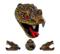 Halloween Whistle Snake Prank Whistle Spoof Resin Props Realistic Pranks Toy Haunted House Escape Room Indoor Outdoor Decor Themed Event Party Game Trick Fun for Kids and Adults