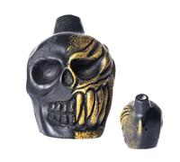 Halloween Whistles - 2,52 pulgadas creadores de ruido del cráneo para gritos fuertes, portátiles con funcionalidad de broma divertida, diseño coleccionable para fiestas familiares, eventos, actividade