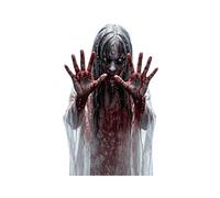 Halloween Window Cling | Self-Adhesive Horror Mirror Decals Decor
