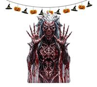 Halloween Window Cling | Self-Adhesive Horror Mirror Decals Decor | Hallowe