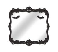 Halloween Window Stickers, Reflective Mirror Decals, Pumpkin Spider Woods Signs, Reusable Waterproof Adhesive Ideal for Haunted House and Holiday Crafting, 160g