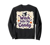Halloween Witch Better Have My Candy Trick or Treat Sudadera, Unisex para Adultos, Negro, M