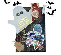 Halloween Witch Blind Date with a Book, Mystery Spooky Read, Ghost Bat Theme Surprise Novel, Wrapped Gift Experience, Ideal for Book Lovers, Teens, Adults, Men, Women, Holiday Fun