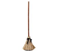 Halloween Witch Broom, Animated Floating Prop, 9.84x9.84in Spooky Sound Effect, Motion Activated Prank, Realistic Lightweight Design for Home, Porch, Yard, Patio, Living Room, Haunted House