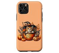 Halloween Witch Cat In Happy Halloween Coffee Mug Kitten Mom Carcasa para iPhone 11 Pro
