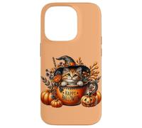 Halloween Witch Cat In Happy Halloween Coffee Mug Kitten Mom Carcasa para iPhone 14 Pro