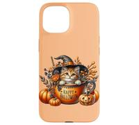 Halloween Witch Cat In Happy Halloween Coffee Mug Kitten Mom Carcasa para iPhone 15