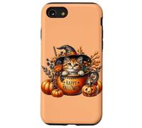 Halloween Witch Cat In Happy Halloween Coffee Mug Kitten Mom Carcasa para iPhone SE (2020) / 7/8