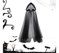 Halloween Witch Cloak, Hooded Cosplay Costume Robe, 1 Piece, Spooky Full-Length Cape with Hood Adults and Teens, Perfect for Masquerade Balls Photography Fancy Dress Parties Stage Shows Cosplay