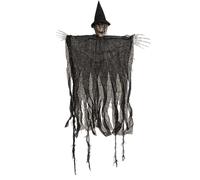Halloween Witch Decorations, Scary Outdoor Decor for Parties, Cloth Wire Material, Versatile, Indoor and Outdoor Halloween Ornaments, Yard Lawn Garden Farmhouse Patio Supplies, 37.8x23.62 inches