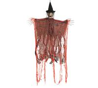 Halloween Witch Decorations, Scary Outdoor Decor for Parties, Cloth Wire Material, Versatile, Indoor and Outdoor Halloween Ornaments, Yard Lawn Garden Farmhouse Patio Supplies, 37.8x23.62 inches