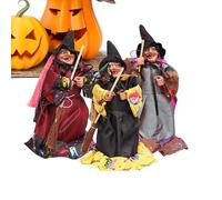 Halloween Witch Doll - Figura de la muñeca de escritorio para la decoración de la casa de la Stregata Della della, Decoración de la muñeca de la bruja | 3x muñeca decorativa de la bruja, Halloween