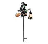 Halloween Witch Garden Light Solar-Powered Waterproof Colorful Automatic