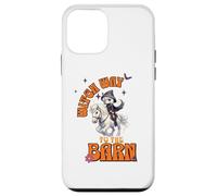 Halloween Witch Horse Funny Witch Way to The Barn Farm Carcasa para iPhone 12 Mini