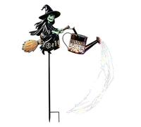 Halloween Witch Light, Solar String with Colorful Flowing Design, Yard Use