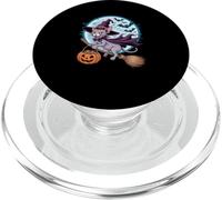 Halloween Witch Sphynx Cat Moon Canadian Hairless PopSockets PopGrip para MagSafe