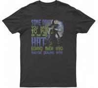 Halloween Witch Tshirts Camisetas y Tops - Some Day You Have to Put On The Hat Remind Them Who They're Dealing with, Fashion T-Tshirts Camisetas y Tops(Large)