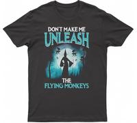 Halloween Witches Don't Make Me Unleash Flying Monkey, Fashion T-Tshirts Camisetas y Tops(X-Large)