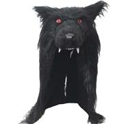 Halloween Wolf Mask Realistic Scary Werewolf Mask Skin Fatidy Gothic Elastic Halloween para vestuario Carnival Dress Fiesta